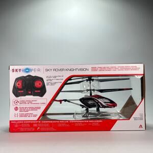 Sky Rover KnightVision Red Turbo Speed Remote Control Indoor Helicopter Drone